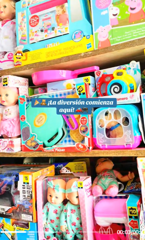 Juguetes americanos en Entrecajas